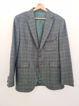 Americana cuadros hombre