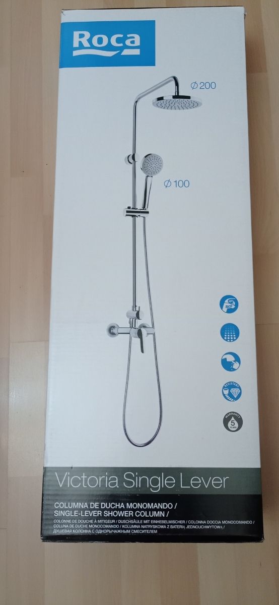 Grifo, columna de ducha Roca monomando