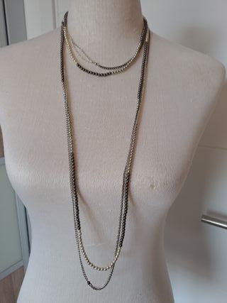 Collar largo varias vueltas Promod sin estrenar