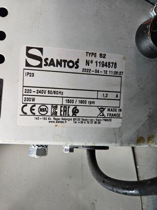 Exprimidor Santos Power gris base S52G