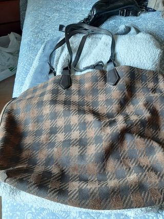 Bolso grande ante marrón 