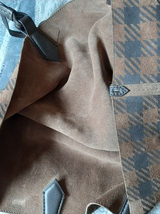 Bolso grande ante marrón 