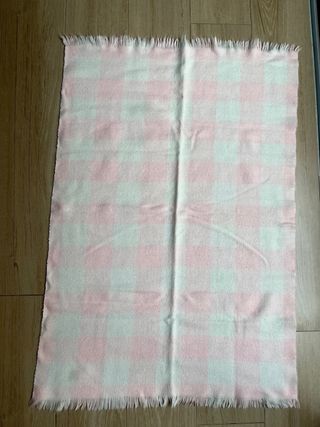 Manta capazo bebe niña