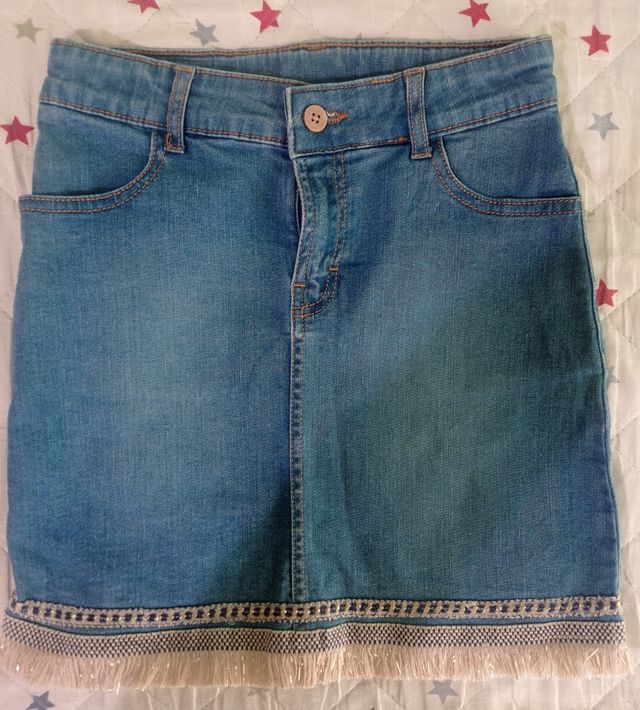 Falda vaquera niña
