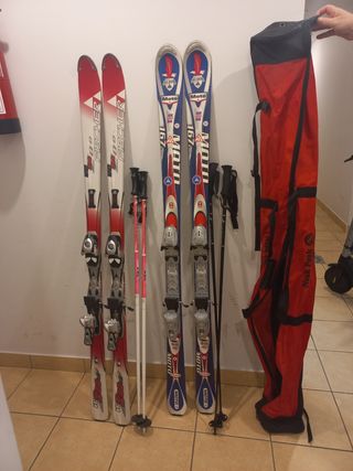 Esquís fischer y K2 Moto 