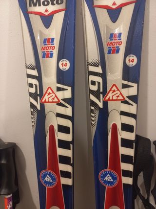 Esquís fischer y K2 Moto 