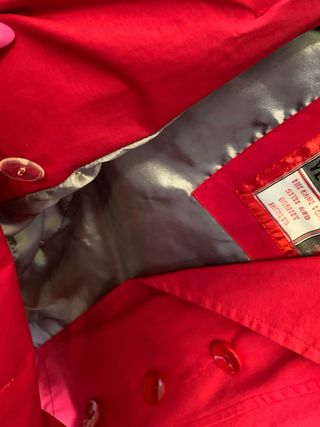 Trench rosso Yes Zee