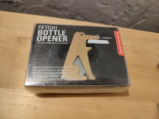 Apribottiglie kikkerland cane legno
