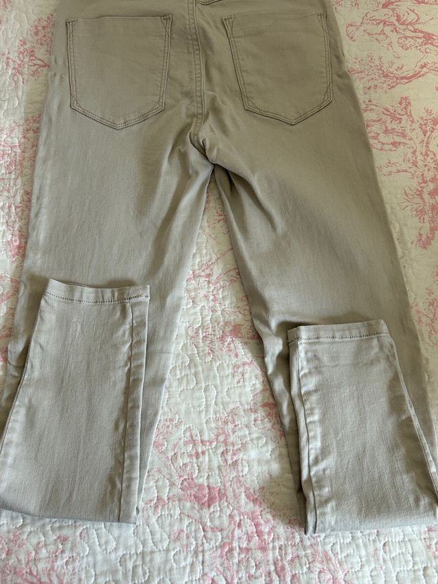 Skinny jeans beige STRADIVARIUS