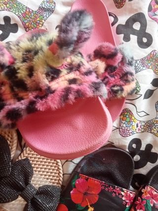 lote chanclas  niña 35/36