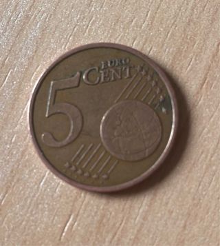 Moneda de cinco centimos francesa 1999