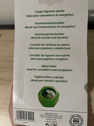 Accessori per affettare verdure