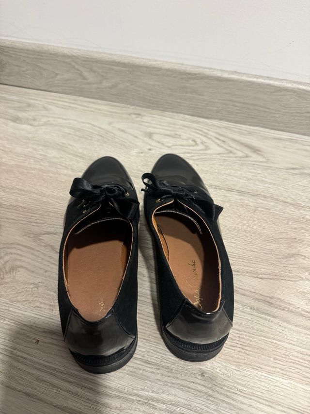 Sapato Preto em Pele (Made in Portugal)