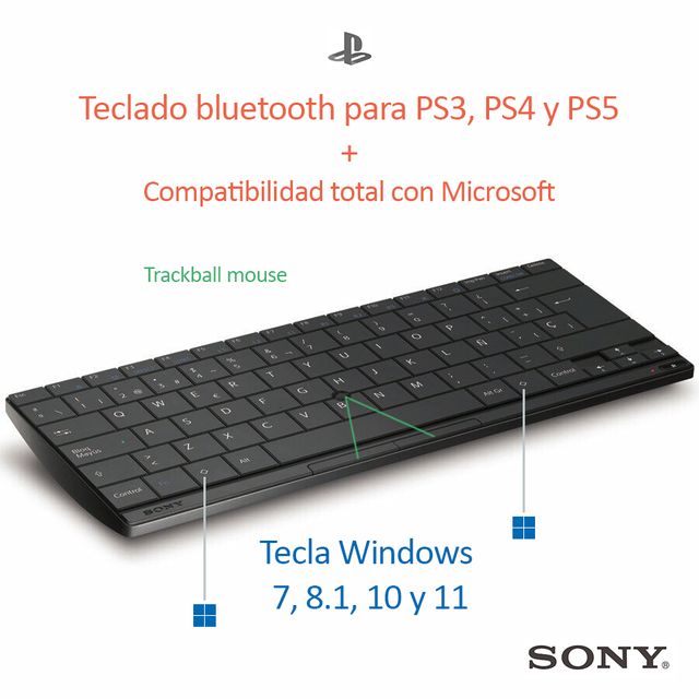 El teclado de sony TODOTERRENO | para casi TODO