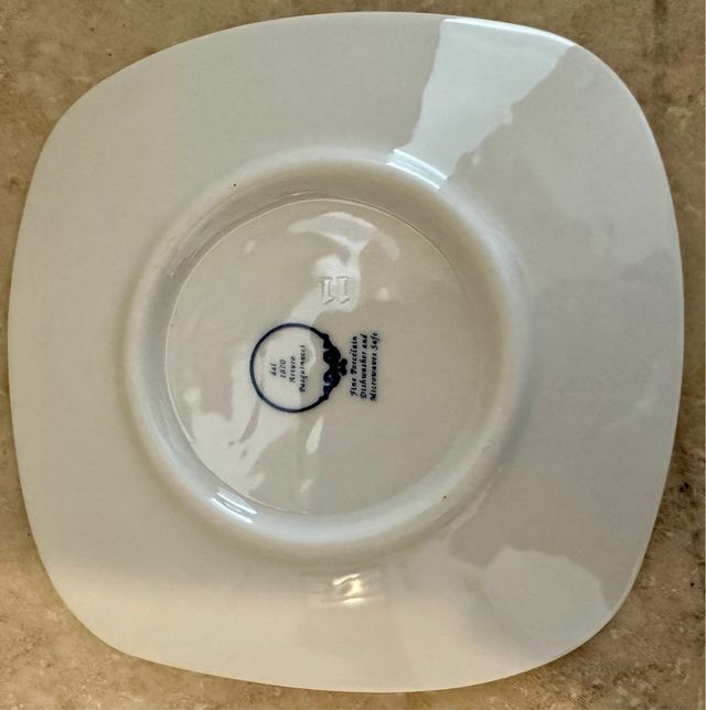 Set tazze caffe piatto fine porcelain Pasquinucci