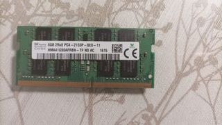 2 unidades memoria RAM 8 Gb DDR4 2133 MHz