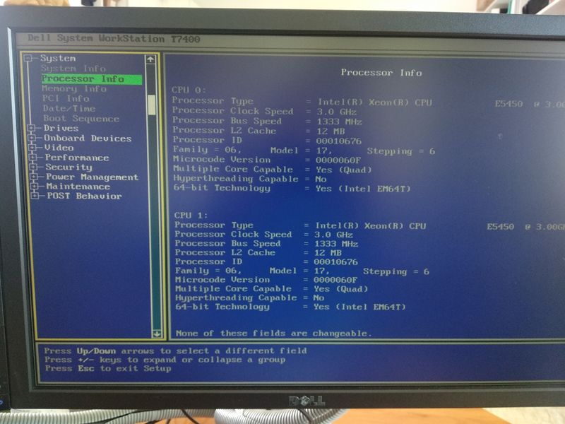 dell precisión t7400 + 2 monitores y teclado afbeelding 7