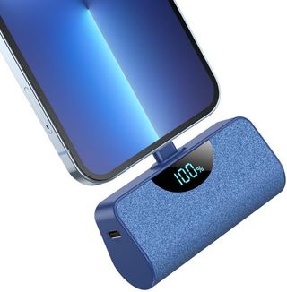 Mini Power Bank 5200mAh iPhone Azul Oscuro Purpura