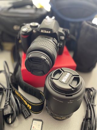 CAMARA FOTOS NIKON D60 + 2 OBJETIVOS