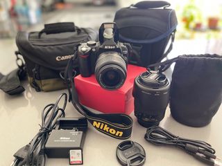 CAMARA FOTOS NIKON D60 + 2 OBJETIVOS
