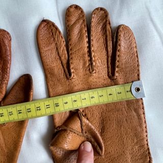 Guantes de piel como nuevos