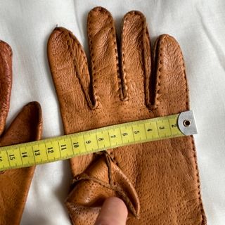 Guantes de piel como nuevos