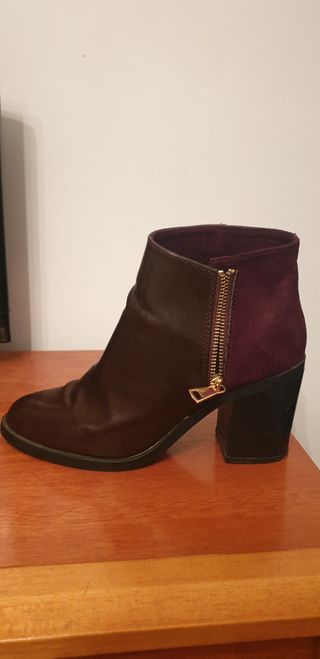 Botines granates Stardrivarius