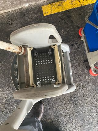 2 carros fregasuelos industrial