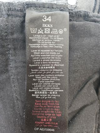 Pantalón IKKS slim talla 34 mujer