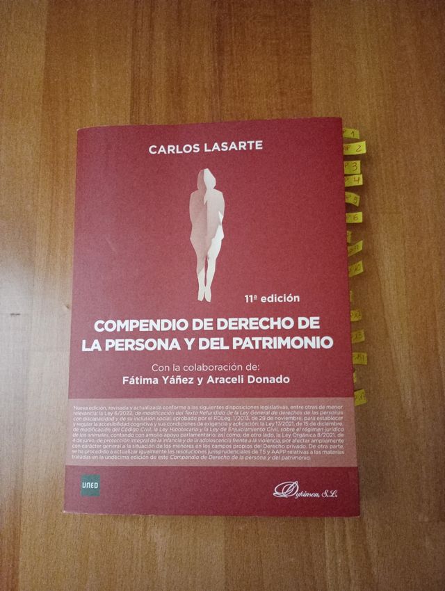 Compendio de derecho de la persona