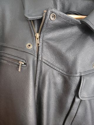 Chaqueta cuero moto
