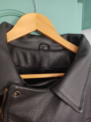 Chaqueta cuero moto