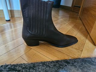 Botines marrones piel