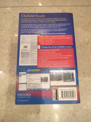 Diccionario Oxford Study