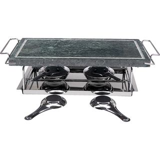 Gril de piedra rectangular de 37x19