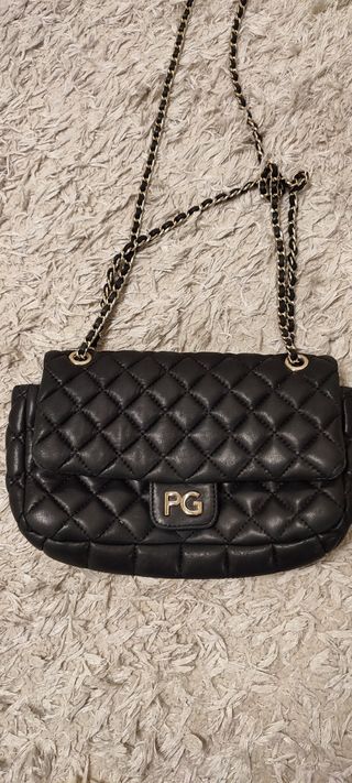 Bolso acolchado negro