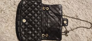 Bolso acolchado negro