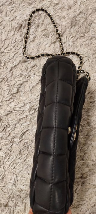 Bolso acolchado negro