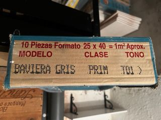 Azulejo Baldosa Baviera Gris