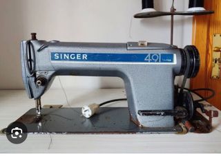 Maquina de coser industrial singer 491