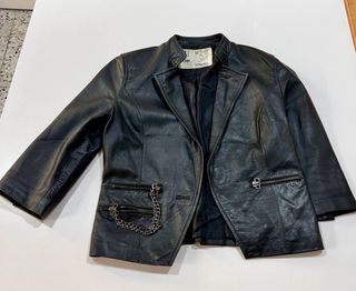 chaqueta de cuero Zara