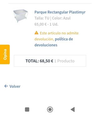 PARQUE PARA BEBÉ NUEVO