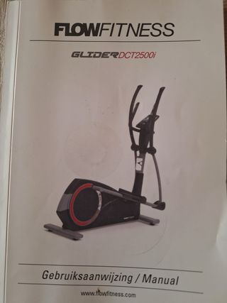 Bicicleta Elíptica Flow Fitness DCT2500i