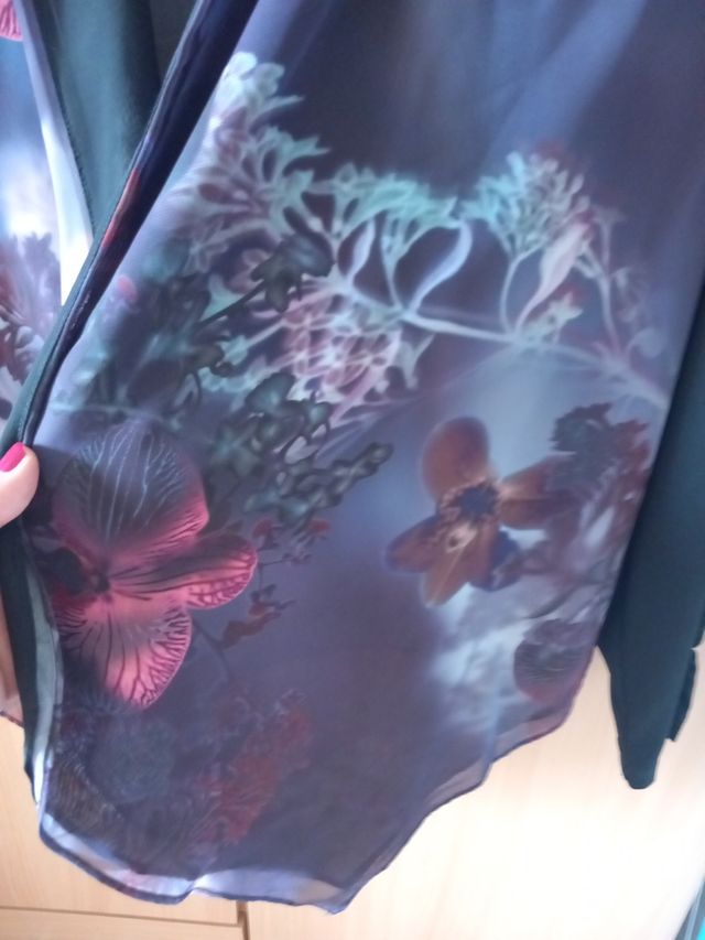 Casacca con orchidee