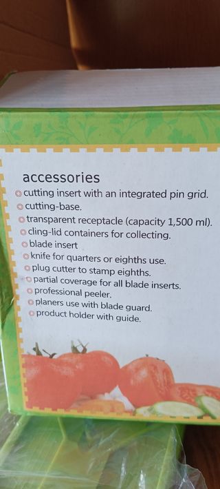 Cortador frutas y verduras. Nicer dicer.