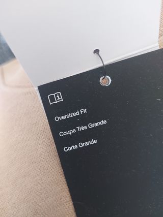 Chándal Nike oversize camel nuevo