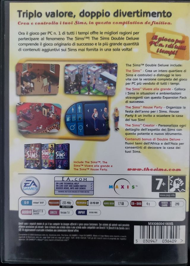 The Sims Double Deluxe Italiano PC