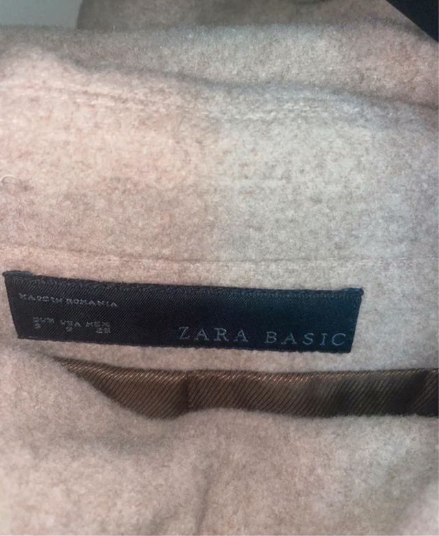 Cappotto beige Zara