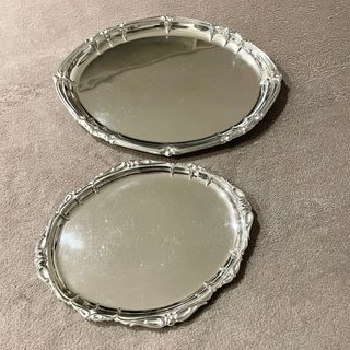 Vassoi acciaio anni 60