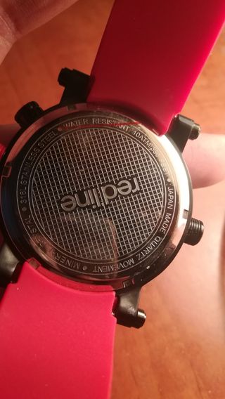 orologio uomo rosso